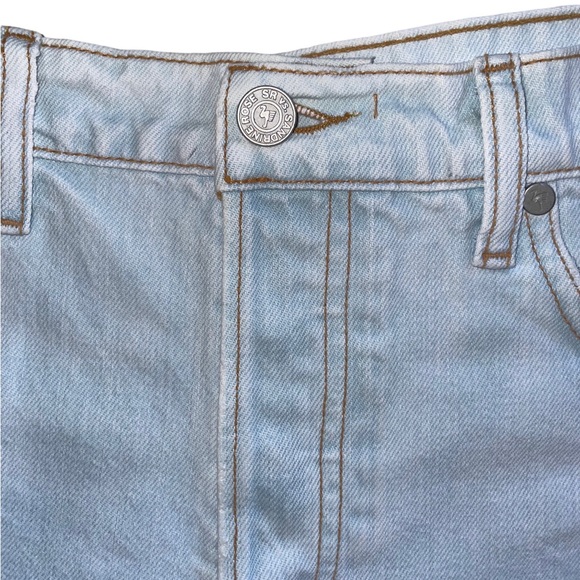 NWT Sandrine Rose x Free People Neon Zipper Denim Shorts - Picture 6 of 13